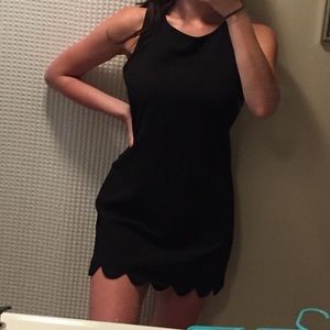 Black cocktail dress